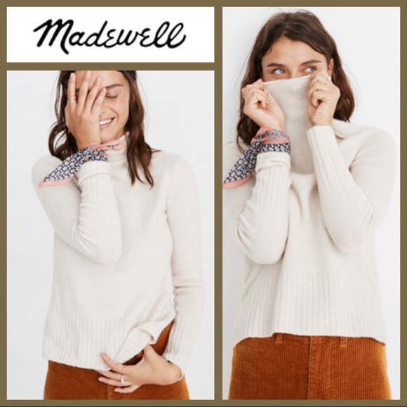 Madewell Sweaters - [ Madewell ] Inland Rolled Turtleneck Sweater M